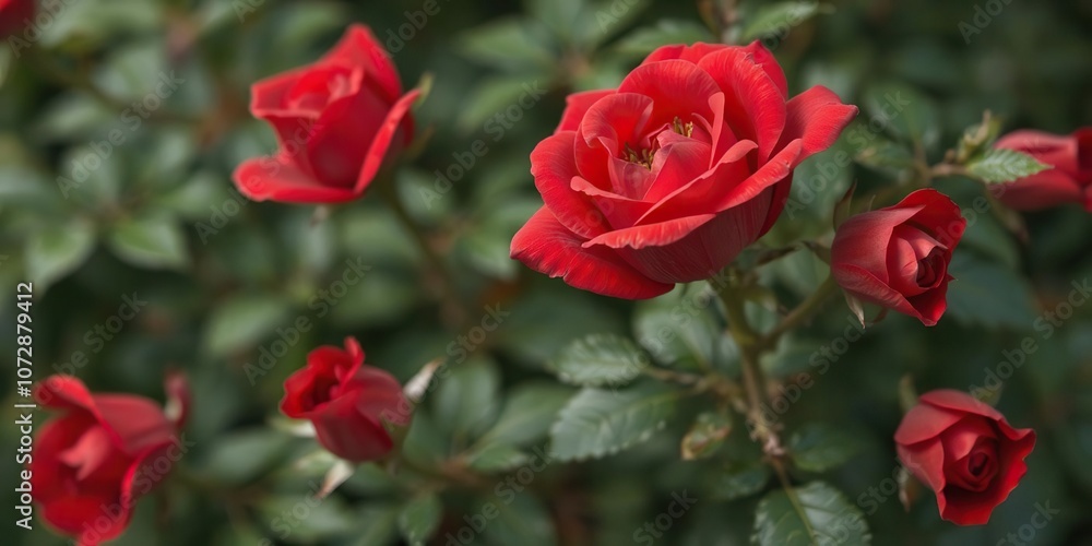 Natural fresh red rose flower background with vibrant petals, soft focus, and delicate leaves, vibrant, soft focus Natural fresh red rose flower background with vibrant petals, soft focus, and delicate leaves, vibrant, soft focus