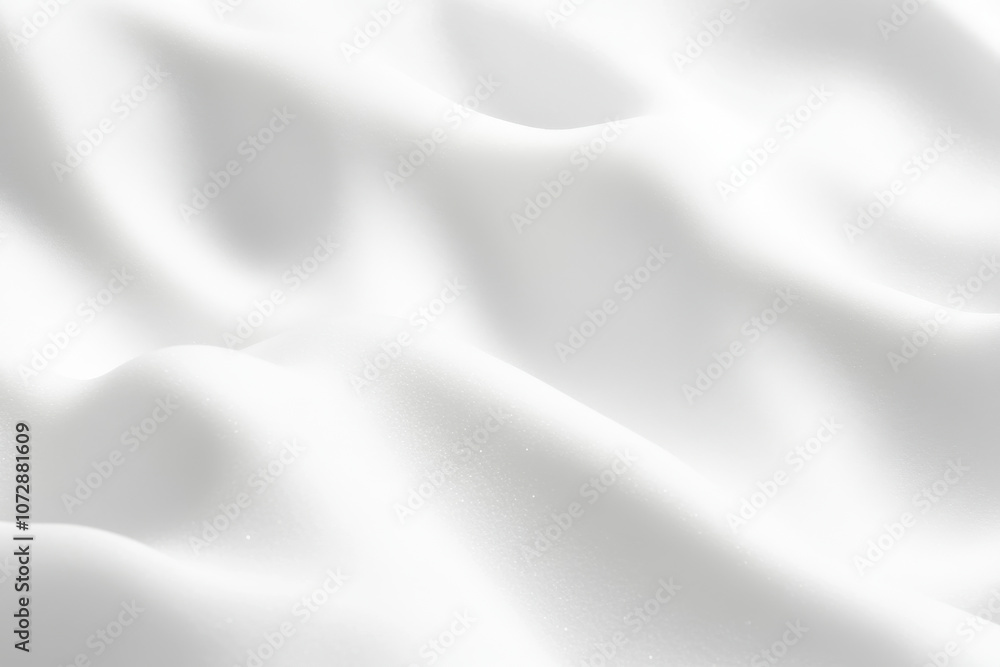 Soft white fabric drapes elegantly, showcasing smooth, flowing textures that evoke sense of calm and purity. Ideal for various design applications Soft white fabric drapes elegantly, showcasing smooth, flowing textures that evoke sense of calm and purity. Ideal for various design applications