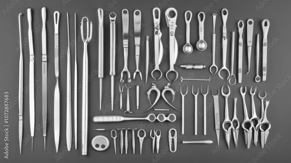 Sleek Collection of Professional Medical Tools Sleek Collection of Professional Medical Tools
