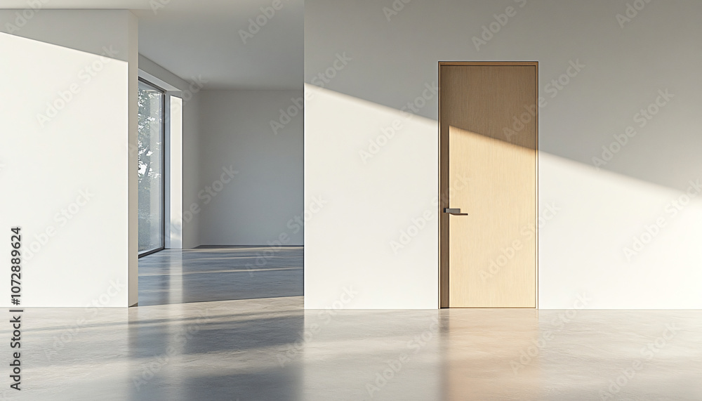 Fototapeta premium Fresh minimalist interior design ideas, each one unique