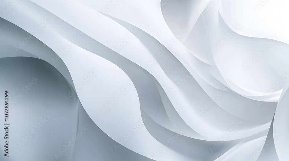 Fototapeta premium Monochromatic abstract design with subtle gradients.
