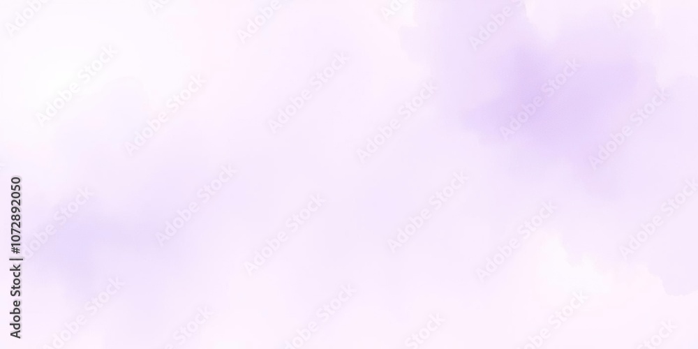 Obraz premium Soft and elegant light purple watercolor brush strokes background, design, smooth