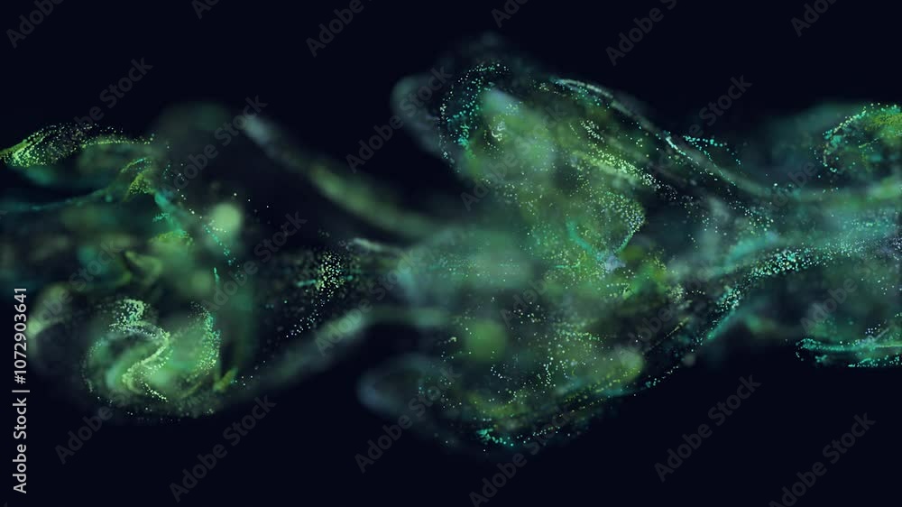 abstract fluid neon ink motion particles background abstract fluid neon ink motion particles background