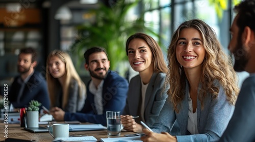 Wallpaper Mural Sales manager discussing forecasted sales goals with a team setting achievable targets and aligning strategies with projected performance for optimal results Torontodigital.ca