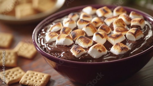 Easy S'mores Dip Recipe with Chocolate, Marshmallows, and Graham Crackers