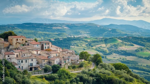 Discover the charming hilltop village of Civitanova del Sannio surrounded by stunning Molise valleys and lush landscapes