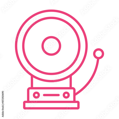Firefighter Bell Icon