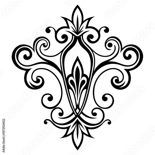 Baroque Swirls - Ornate Curves with Dramatic Baroque Flourishes Vector Design