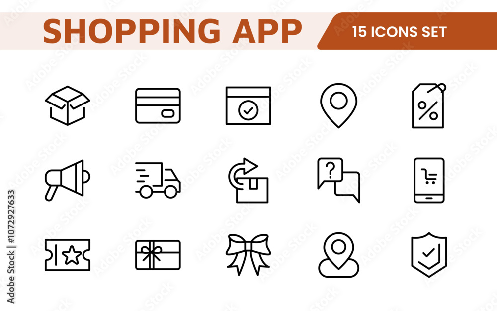 Shopping Icon Set. Vibrant and engaging icons for enhancing e-commerce platforms, perfect for product listings, cart management, and checkout processes to elevate the online shopping experience. Shopping Icon Set. Vibrant and engaging icons for enhancing e-commerce platforms, perfect for product listings, cart management, and checkout processes to elevate the online shopping experience.