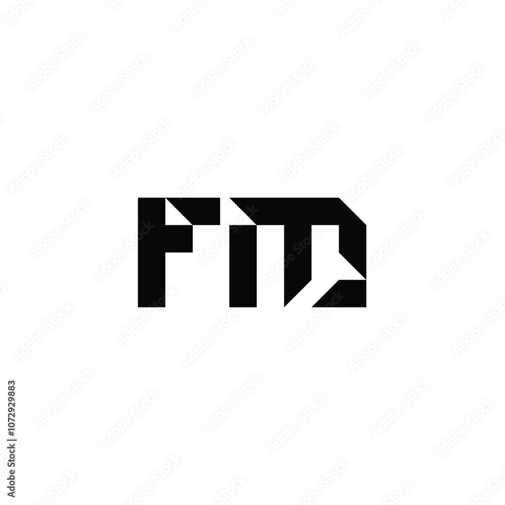 FM monogram logo design letter text name symbol monochrome logotype alphabet character simple logo FM monogram logo design letter text name symbol monochrome logotype alphabet character simple logo