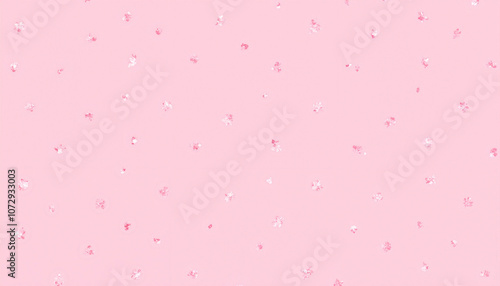 Pink background with scattered tiny hearts pattern