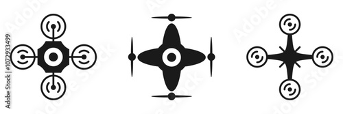 aerial drone icon