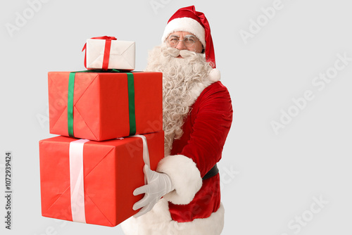Santa Claus with Christmas ...