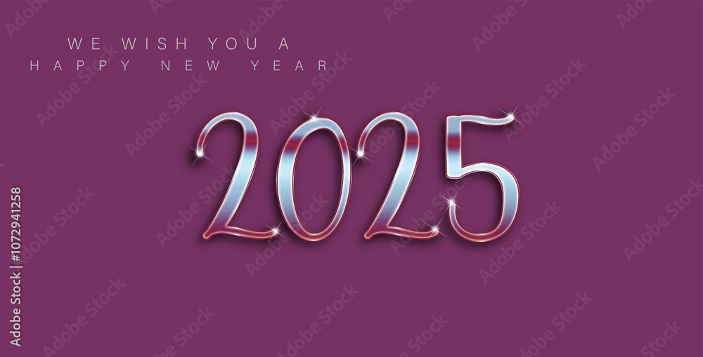 A delightful design wishing a happy New Year 2025 A delightful design wishing a happy New Year 2025