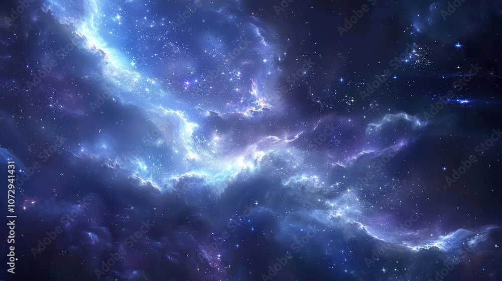 Stunning cosmic background with vibrant nebula and twinkling stars. Stunning cosmic background with vibrant nebula and twinkling stars.