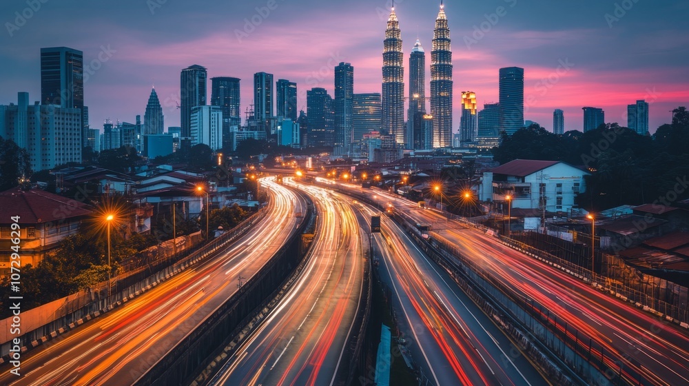 Fototapeta premium Urban landscape transformation achieving net zero carbon emissions innovative design eco-friendly buildings renewable energy sources sustainable cityscape