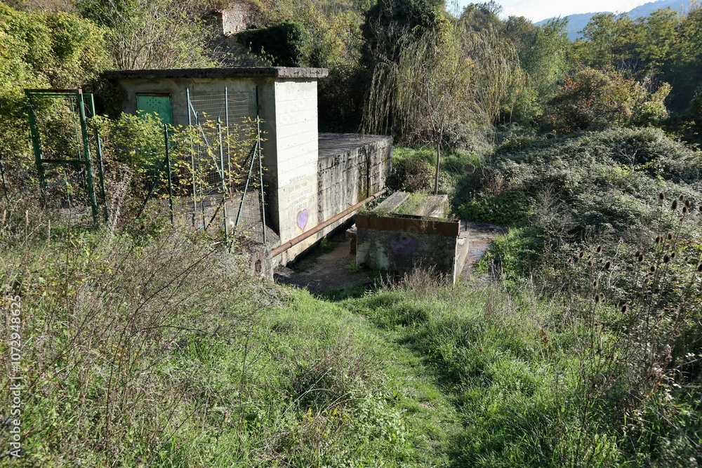 Carpinone - Lavatoio presso la Centrale Enel in Via Fiume