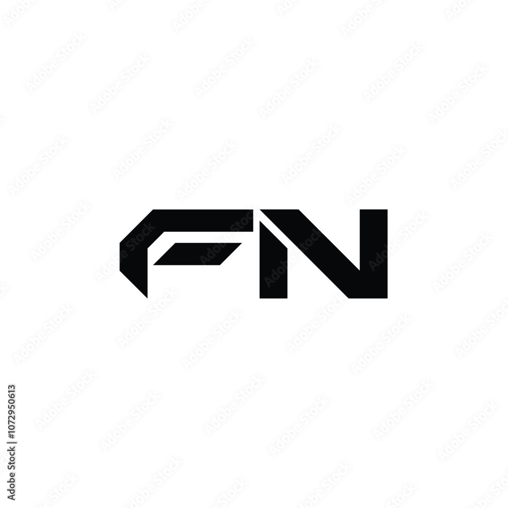 FN monogram logo design letter text name symbol monochrome logotype alphabet character simple logo FN monogram logo design letter text name symbol monochrome logotype alphabet character simple logo