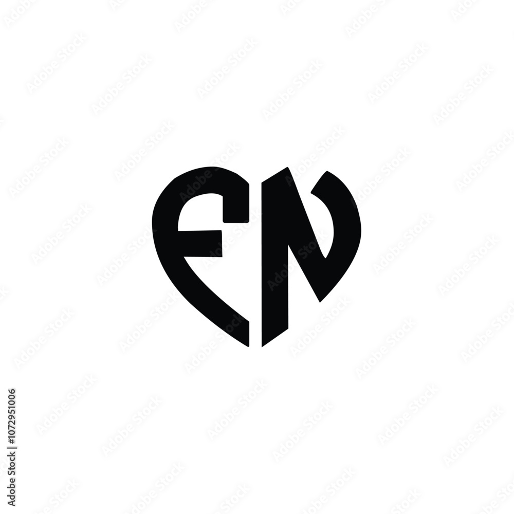 FN monogram logo design letter text name symbol monochrome logotype alphabet character simple logo FN monogram logo design letter text name symbol monochrome logotype alphabet character simple logo