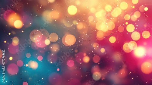 Gradient bokeh digital network background