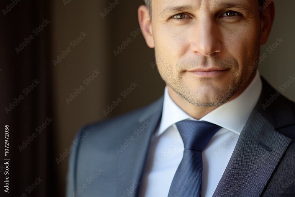 A thriving businessman experiencing success A thriving businessman experiencing success