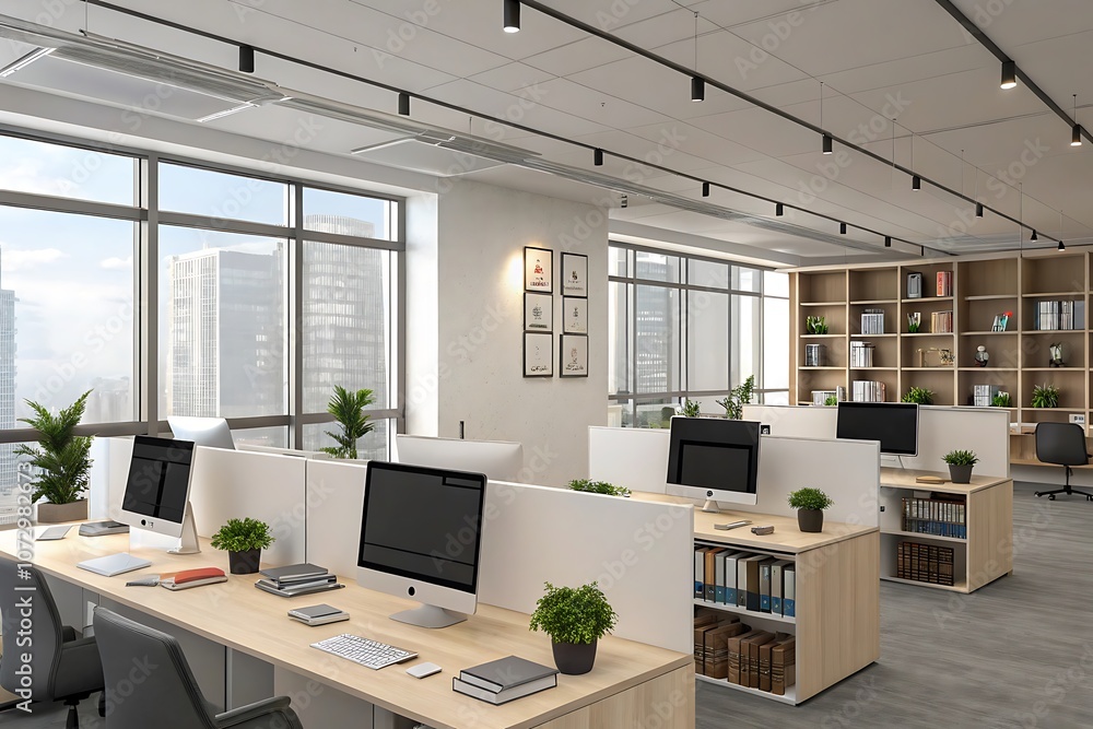 Fototapeta premium modern office room