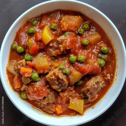 Veggie-rich meat stew