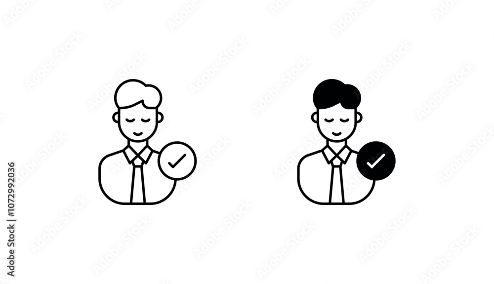 Candidate icon design with white background stock illustration Candidate icon design with white background stock illustration