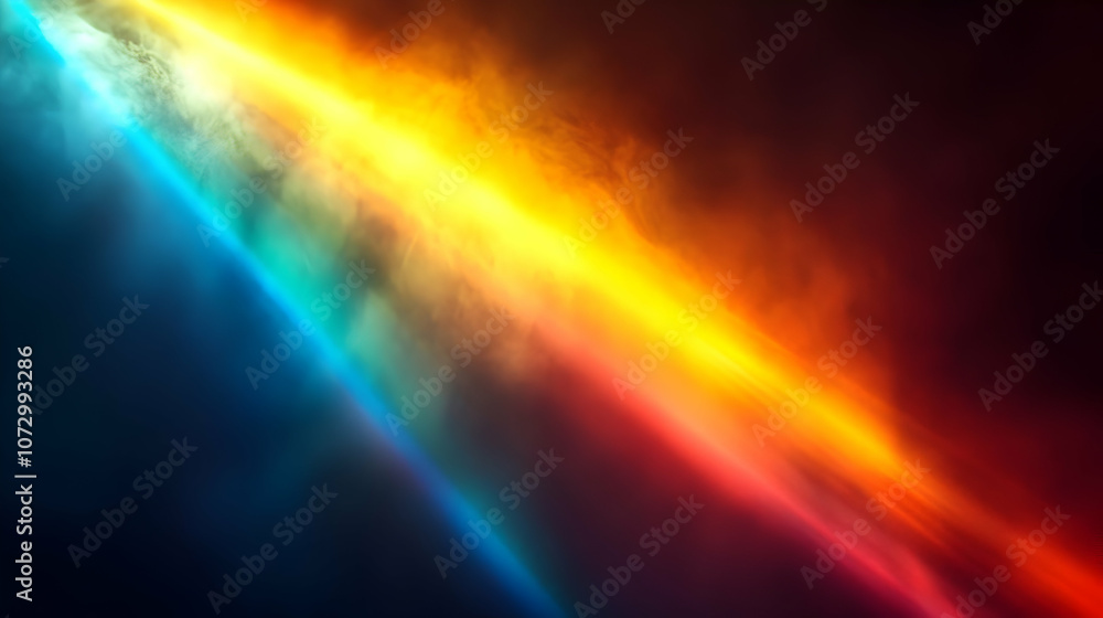 Abstract Background with Colorful Light Beams Abstract Background with Colorful Light Beams