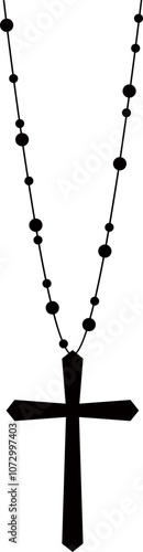 a cross necklace