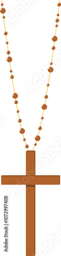 a cross necklace