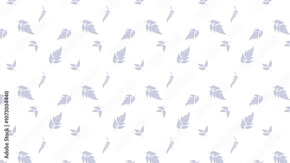 リーフパターンgray リーフパターンgray