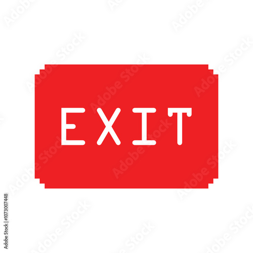exit icon pixel