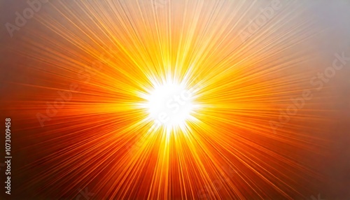 Vibrant Abstract Background Featuring Radiant Sunburst Effect with Rays of Light Spreading Outwards, Ideal for Use in Design, Marketing, or Art Projects