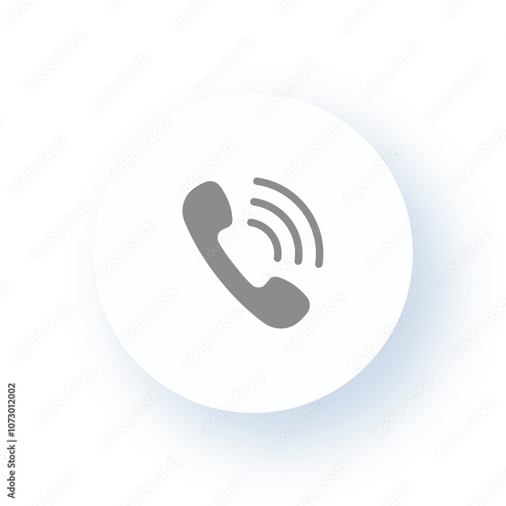 Neumorphism User interface Phone Call Icon UX UI Design Drop Shadow Neumorphism User interface Phone Call Icon UX UI Design Drop Shadow