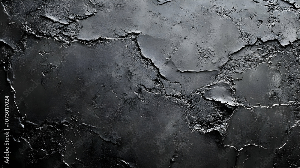 Dark Cracked Concrete Wall Abstract Background Dark Cracked Concrete Wall Abstract Background