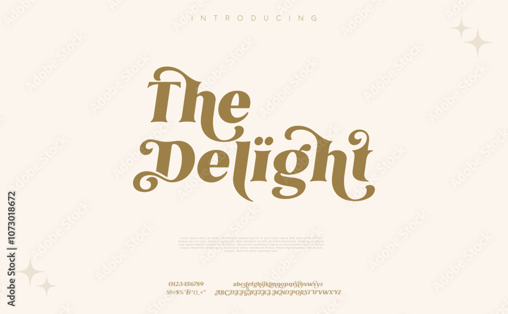 Elegant Font. Classic Lettering Minimal Fashion Designs. Typography modern serif fonts regular decorative vintage concept. vector illustration Elegant Font. Classic Lettering Minimal Fashion Designs. Typography modern serif fonts regular decorative vintage concept. vector illustration