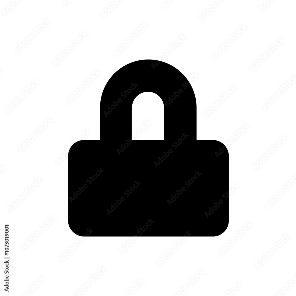 Lock Solid Icon Lock Solid Icon