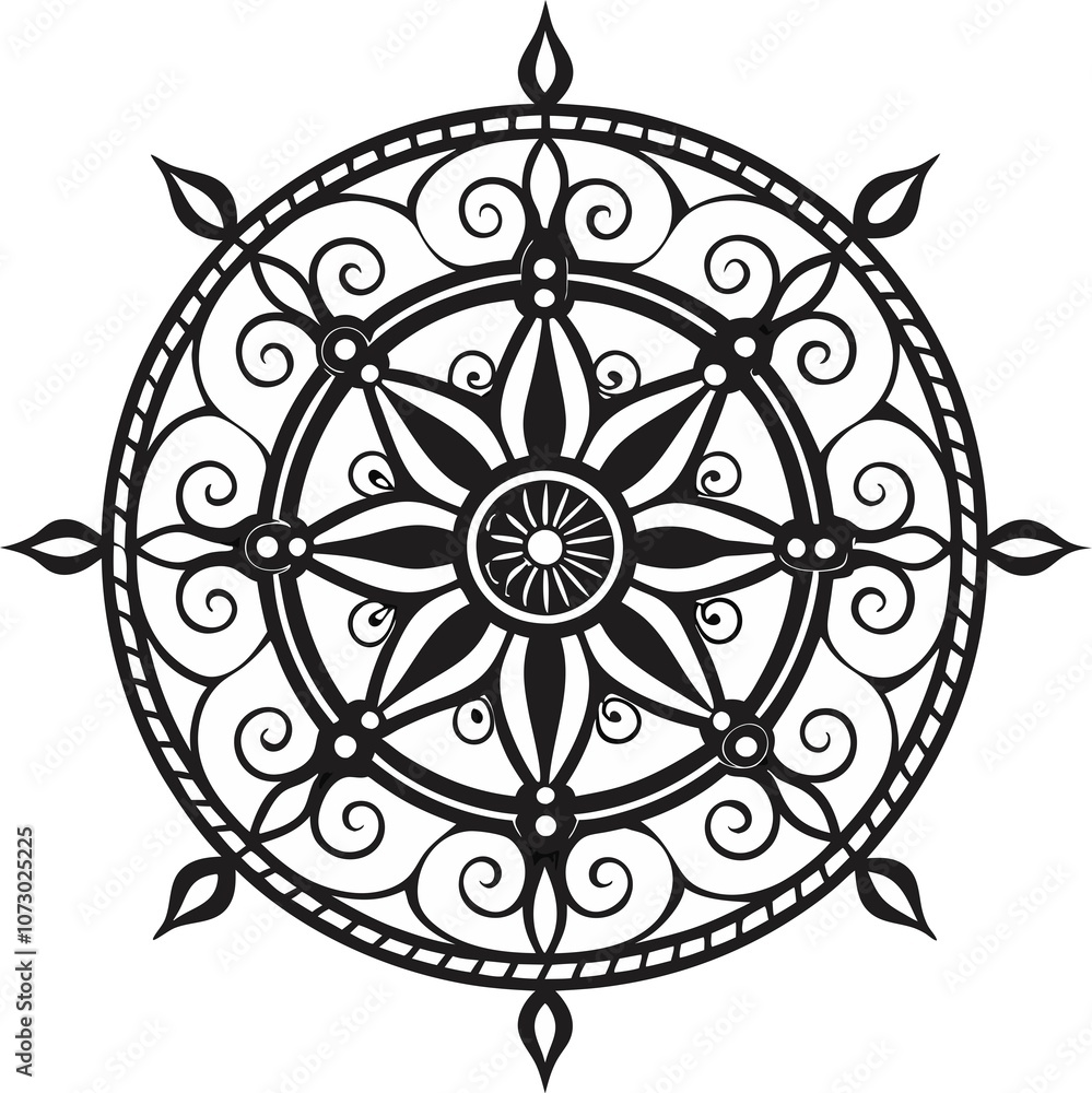 Naklejka premium Mandala 