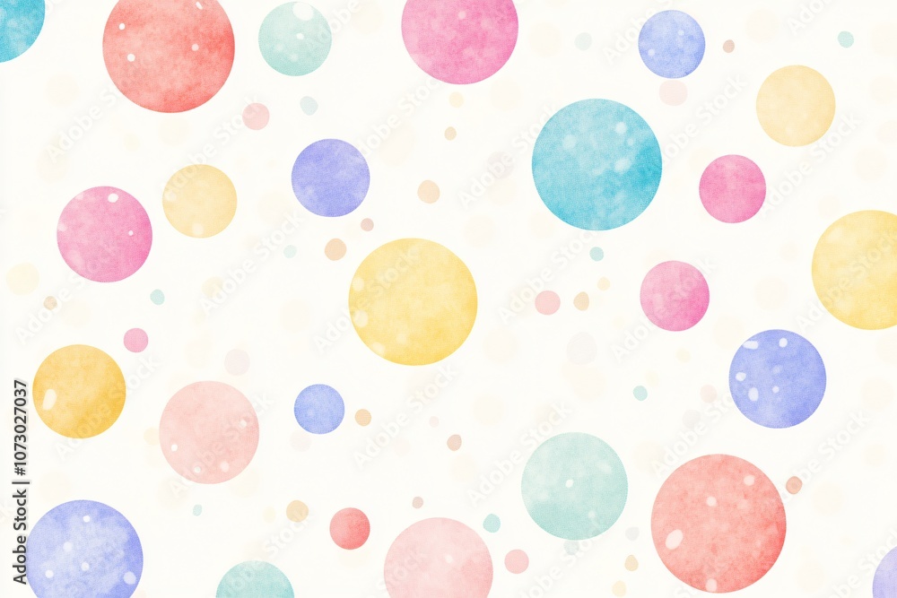 Minimalist Pastel Dots on Soft Background Minimalist Pastel Dots on Soft Background