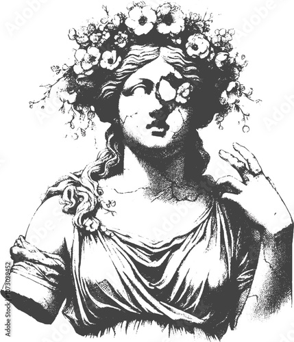  illustration of the goddess