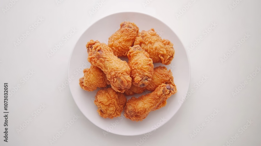 Crispy Fried Chicken Wings on a White Plate Ready to Enjoy, Perfect for Parties, Gatherings, and Delicious Family Meals with a Savory and Flavorful Crunch Crispy Fried Chicken Wings on a White Plate Ready to Enjoy, Perfect for Parties, Gatherings, and Delicious Family Meals with a Savory and Flavorful Crunch