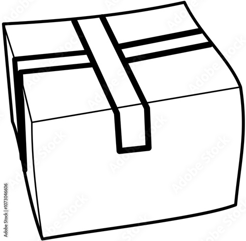 Homecoming Doodle element coloring page cartoon Illustration