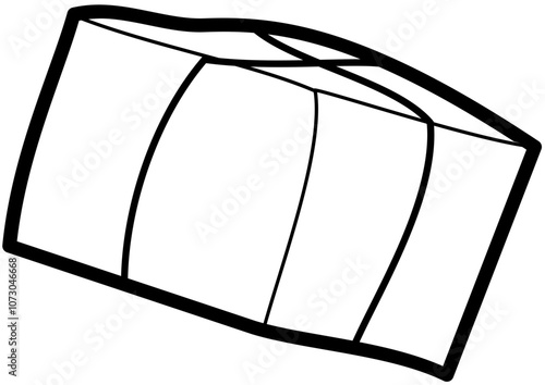 Homecoming Doodle element coloring page cartoon Illustration
