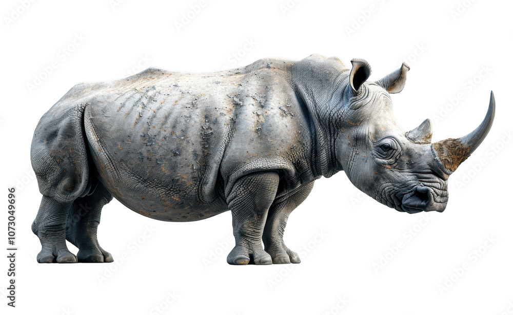 Wildlife of rhino. Animal clip art and element Wildlife of rhino. Animal clip art and element