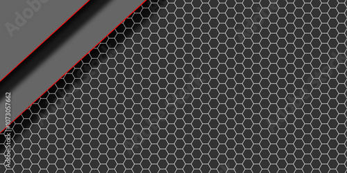 Abstract background concept Futuristic Hexagon background. Gray Hexagonal pattern. Modern vector illustration. Futuristic Hexagon background. Gray Hexagonal pattern. Modern vector illustration. 