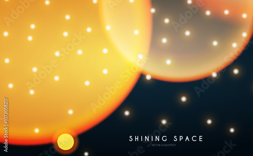 Bokeh light effect. Blur light design. Confetti and holiday firecracker rainbow color effect. Christmas party design.