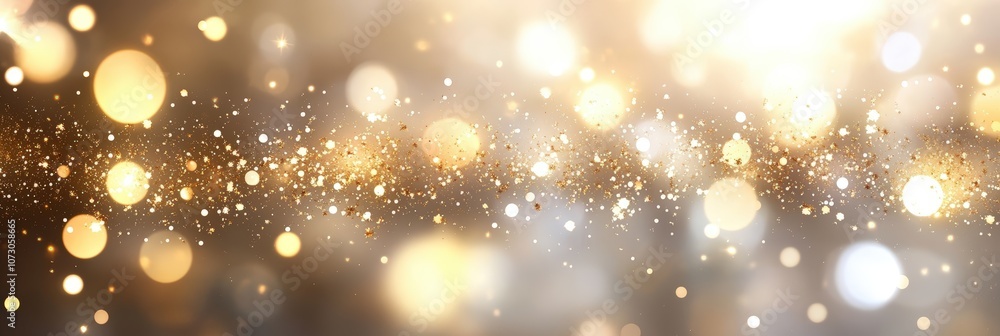 Beautiful golden bokeh lights sparkling in a soft blurred background, creating a festive and magical atmosphere ideal for celebrations, events, and special occasions Beautiful golden bokeh lights sparkling in a soft blurred background, creating a festive and magical atmosphere ideal for celebrations, events, and special occasions