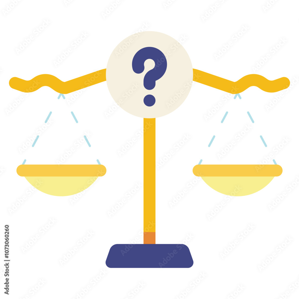 impartial justice scale flat icon impartial justice scale flat icon