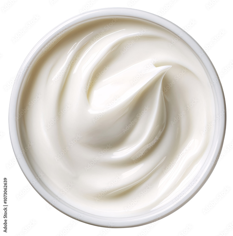 A close-up of creamy white in a small bowl, perfect for showcasing beauty products or food recipes. A close-up of creamy white in a small bowl, perfect for showcasing beauty products or food recipes.